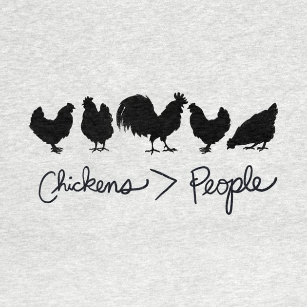 Chickens > People by IllustratedActivist